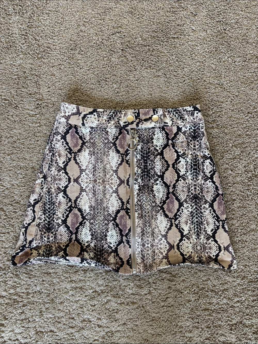 Altar’d State Snake Print Skirt